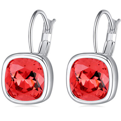 

Brand Fashion Jewelry Women High Quality Crystal from Austrian Drop Earrings Korea Trendy Accessories 20251