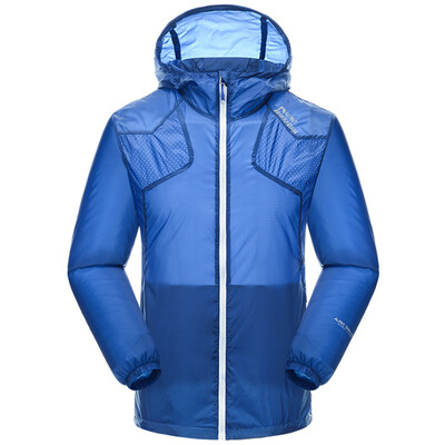 

Elmont ALPINT MOUNTAIN skin clothing couple models men and women light breathable shade skin windbreaker tear-resistant hooded one skin coat 640-104 rose red XL