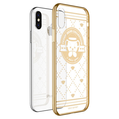 

Teddy Collection Apple x Mobile Shell iPhonex10 Cover Plating Transparent Silicone Soft shell Mini Teddy