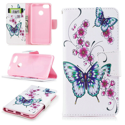 

BEFOSPEY Painting PU LeatherSoft TPU Card Slot Stand Wallet Case For Huawei P9 lite mini50" Y6 Pro2017
