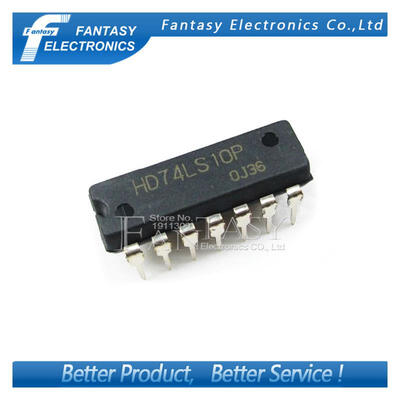 

5PCS HD74LS10P DIP14 HD74LS10 DIP SN74LS10N 74LS10 new and original IC free shipping