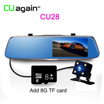 

CU28 DVR 5 Night vision ADAS HD 1296P Car Camera Dual Rearview Mirror Dash Cam G-Sensor Parking Monitor Recorder