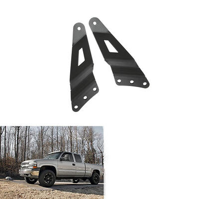 

50" Curved Light Bar Brackets Upper Windshield Mount Kit for 1999-2006 Chevrolet SilveradoTahoeSuburbanGMC SierraYukon Pair