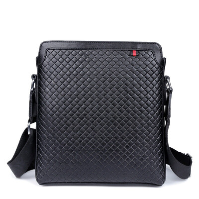 

New Mens Crossbody Leather Shoulder Bags Mens Bags Brands Fashion Casual Plaid Briefcase B-fdk9921_ge