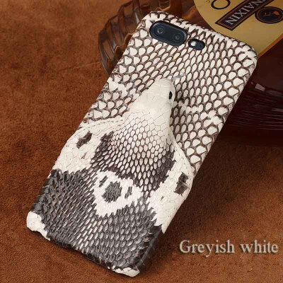 

Genuine Leather Phone Case For Gionee S10 Case Snake Head Rear cover Half-wrapped Back Cover