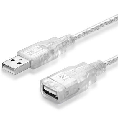 

Win (shengwei) UC-2050 Расширение USB-удлинителя от мужчины к женскому 5-метровому компьютеру USB расширенная линия прозрачная USB2.0 линия расширения данных U диск мыши беспроводная карта удлинитель