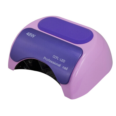 

48W Pro CCFL LED Nail Cure Lamp UV Gel Dryer Light Timer Gel Polish Pink/Gold