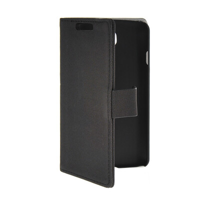 

MOONCASE Slim Leather Side Flip Wallet Card Slot Pouch Stand Shell Back ЧЕХОЛ ДЛЯ LG F70 Black