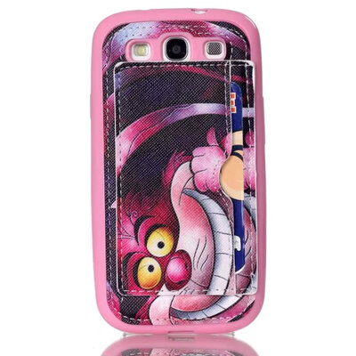 

MITI New Arrival Leather Card Slot Case For Samsung Galaxy S3 i9300 With Stand phone cases Free shipping With Tracking No