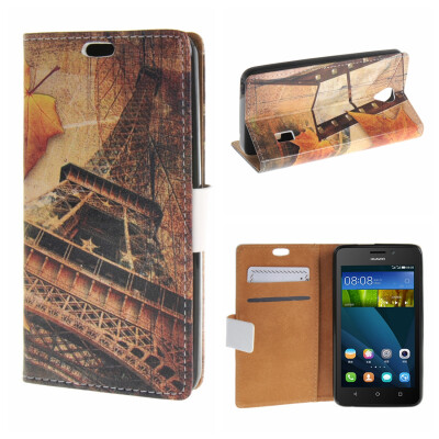 

MOONCASE for Huawei Ascend Y635 Case Flip Wallet Card Slot Stand Leather Folio Pouch Case Cover /a15