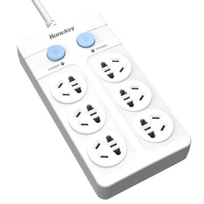 

Huntkey 603 6-pole 1.8m control switch socket / row plug / insert / plug board