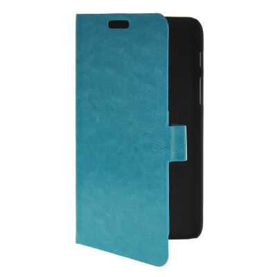 

MOONCASE Slim Leather Flip Wallet Card Pouch with Kickstand Shell Back ЧЕХОЛ ДЛЯ Samsung Galaxy Tab Q T2558 Blue