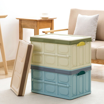 

Maybelline thick folding collapsible storage box toy clothes convenient&practical finishing box 50L random color 1
