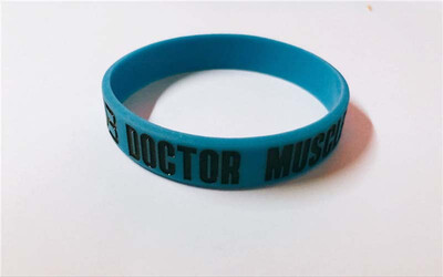 

Muscle Dr Fitness brothers unisex running sports outdoor fashion high quality silicone bracelet