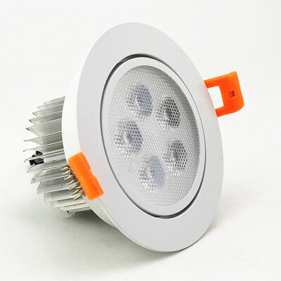 

LED Downlights LED Recessed ceiling light Dimmable 5W White light high power LED chip LED spotlight 220V dimmer LED lamp