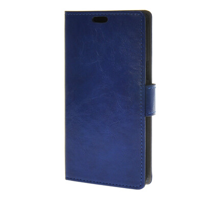 

MOONCASE Smooth PU Leather Flip Wallet Card Slot Bracket Back чехол для Samsung Galaxy J5 Blue