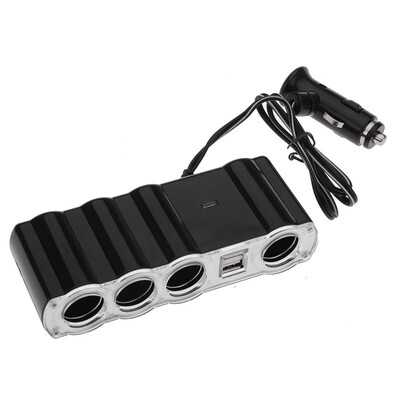 

NEW Cigarette 1224V Lighter Splitter Charger 2 way IN Car Adapter