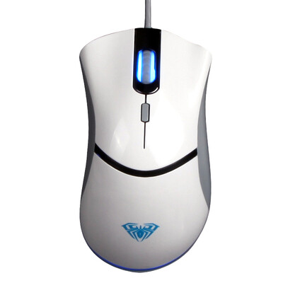 

Wolf spider AULA dream magic professional game mouse power luminous mouse white version