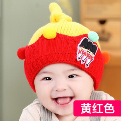 

Buebos Ninos 2015 New Autumn Winter Warm Baby Kid Hat Crown Guard Patten Toddler Beanie Cap Soft Crochet Knit Wool Cap