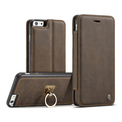 

Iphone 78X Luxury Leather Commerce Multi-function Wallet Card Clip Protection Cover Phone case