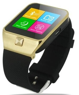 

Elegance Smart Phone Watch with Sensitive Touch Screen Speaker Dialer Music Phone Book Pedometer Sedentary Remind Compatible with iPhone&iPhone with Multi Language