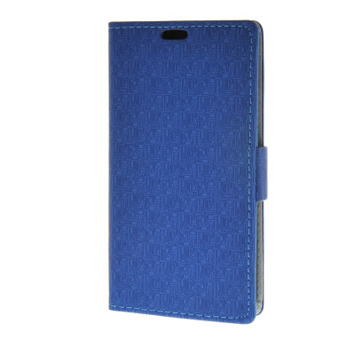 

MOONCASE Leather Side Flip Wallet Card Holder Stand Shell Pouch ЧЕХОЛ ДЛЯ Samsung Galaxy Grand Max G720NO Blue