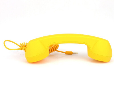 

Handset Mic Hot Sale Retro Yellow New For iPhone4 iPad Telephone