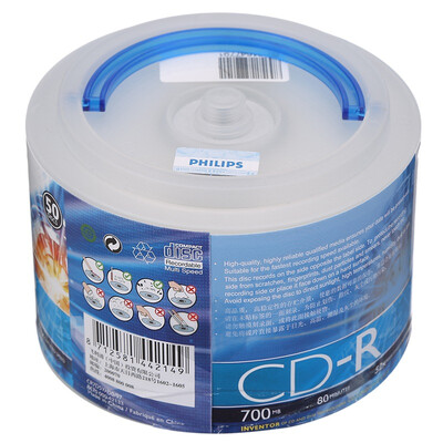 

Philips PHILIPS CD-R 52 speed 700M hand carry obedient barrels barrels 50 record discs