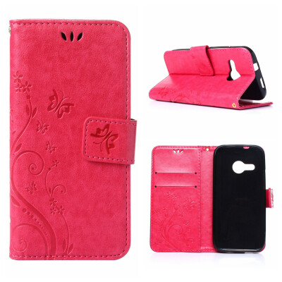 

MOONCASE Flower Pattern Premium Soft PU Leather Case Cover For HTC One Mini 2 (M8 Mini)