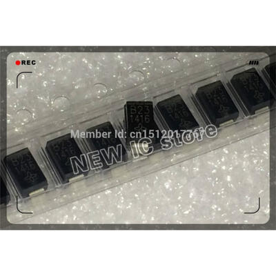 

Free Shipping 100 pcs IC B230A-13-F B230A B23 DO-214AC SMA Original authentic&new