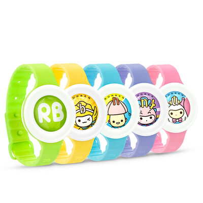 

Runben RUNBEN plant essential oil bracelet watch models 5 loaded baby mosquito repellent buckle children mosquito repellent