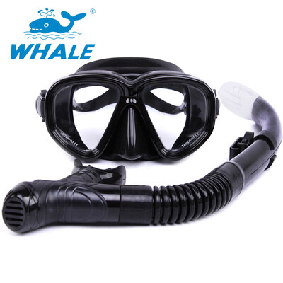 

Whale Water Sports подводная маска для снорклинга Оборудование Anti-Fog Силиконовая подводная маска Snorkel set
