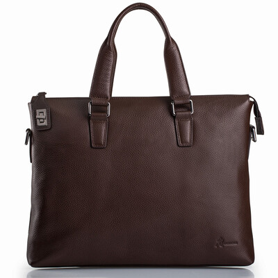

Scarecrow Mexican Cowhide Men&39s Handbag Head Layer Cowhide Shoulder Messenger Bag Metal Lock Business Men&39s Briefcase MMD50034M-02 Brown