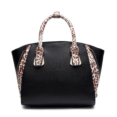 

Luxury brand new women leather tote bags famous Leopard OL style designer Shell women messenger bags cross body leather handbags