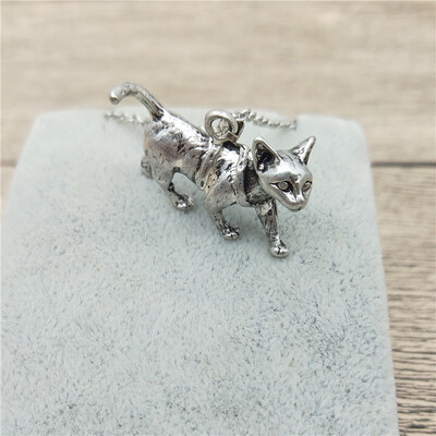 

New Cat Necklace Trendy Style Cat Pendant Necklace Women Fashion Cat Jewellery Pet Cat Jewellery