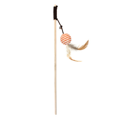 

Thousand feathers Soleil pet cat toy logs long rods&small cats