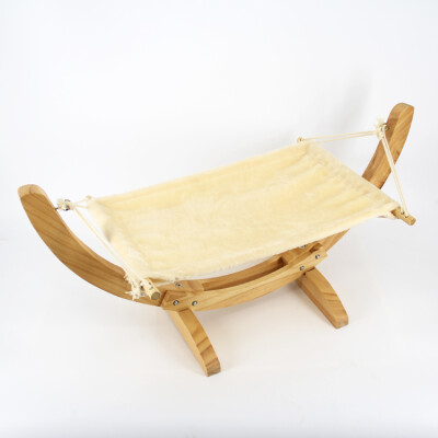 

Pet Bed High Grade Luxury Solid Wood Pet Cat Hammock