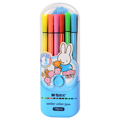 

Утренний свет (M & G) FCP90145 Miffy bar можно мыть акварельной ручкой щеткой 18 цвет / коробка коробка цвет случайный