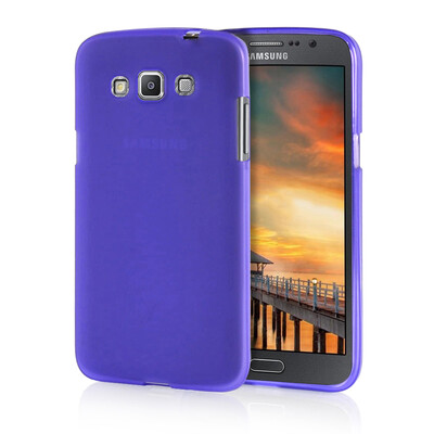 

MOONCASE Transparent Soft Flexible Silicone Gel TPU Skin Shell Back ЧЕХОЛ ДЛЯ Samsung Galaxy Grand Max G7200 Purple