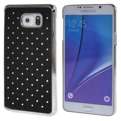 

MOONCASE Samsung Galaxy Note 5 ЧЕХОЛ ДЛЯ Bling Chrome Hard Back Black