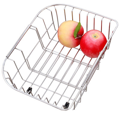 

Larsd stainless steel folding shelf drying basket storage rack