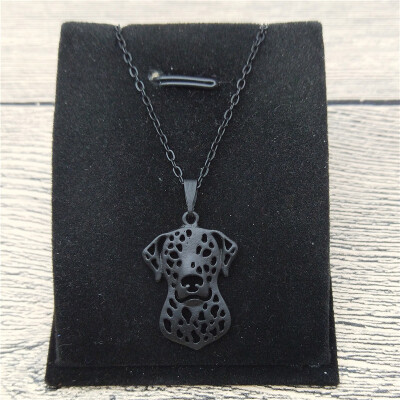 

New Dalmatian Necklace Trendy Style Dalmatian Pendant Necklace Women Fashion Pet Dog Jewellery