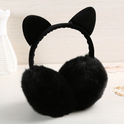 

Зимняя осень Теплый искусственный меховой ухо Muffs Cute Cat Ear Earflap Rabbit Fur Earmuff для девочек Уха лоскут Дамы Плюшевые ушные муфты Женщины