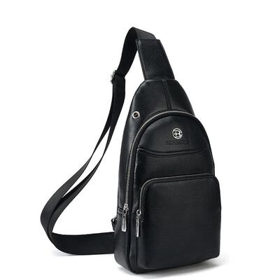 

Mens small travel bags leather mens Messenger bag single backpack British chest bag Messenger bag B-fdk3028