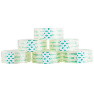 

(Deli) 30065 high penetration of students stationery tape 18mm * 30y (27.4 meters) 8 volumes / tube