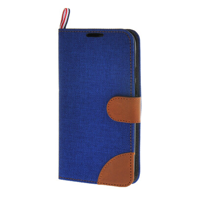 

MOONCASE Moto X+1 , Leather Wallet Flip Card Holder Pouch Stand Back ЧЕХОЛ ДЛЯ Motorola Moto X+1 Dark blue