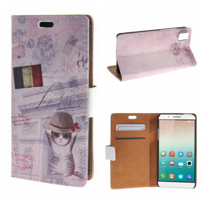 

MOONCASE Huawei Honor 7i ЧЕХОЛ ДЛЯ Flip Wallet Card Slot Stand Leather Folio Pouch /a06