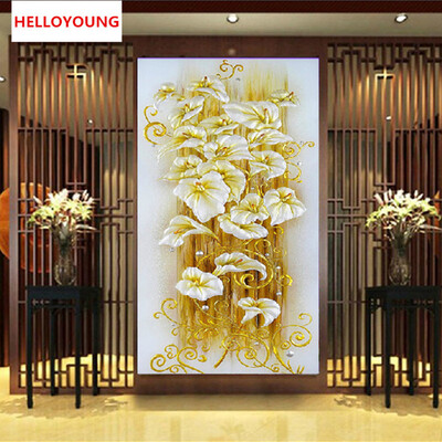 

DIY 5D diamond Painting crystal lily flower 3D Cross Stitch Decorative Needlework diamond mosaic diamond embroidery