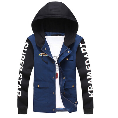 

Zogaa New Korean Men's Jacket Slim Printing