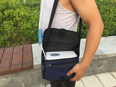 

WITH batteries Genuine Portable Oxygen Concentrator home travel with car recharger